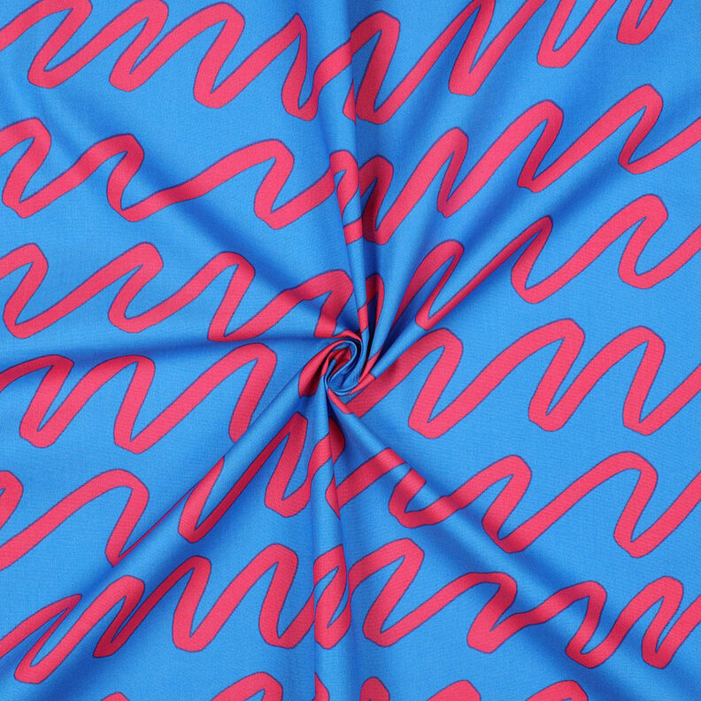 popeline di cotone Making Waves | Nerida Hansen – blu,  image number 3