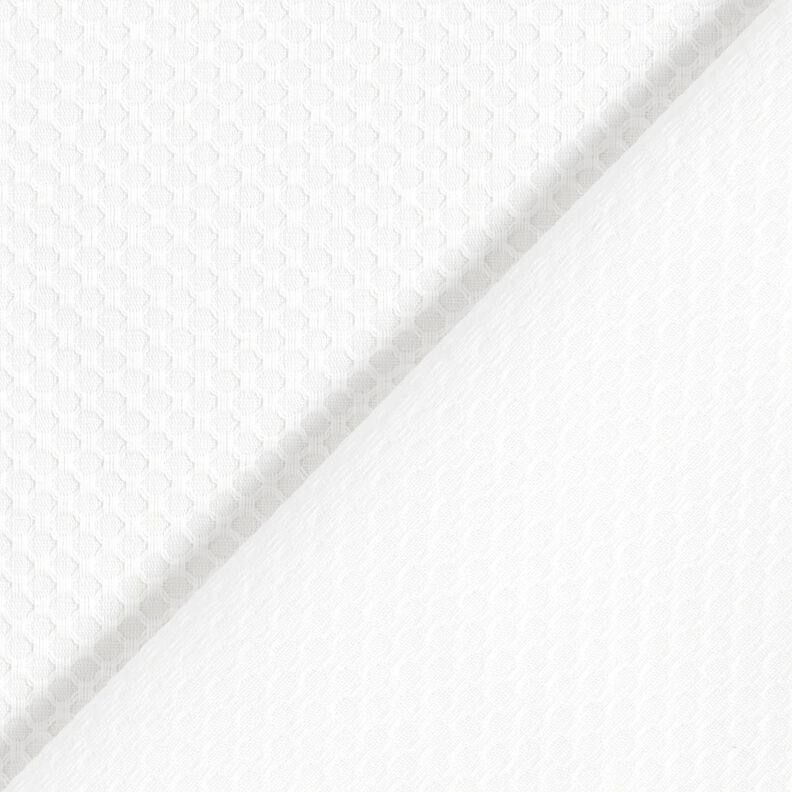 Tessuto per camicia con struttura a rombi – bianco,  image number 3