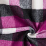 Tessuto per cappotto in misto lana vergine a quadri – uva,  thumbnail number 3