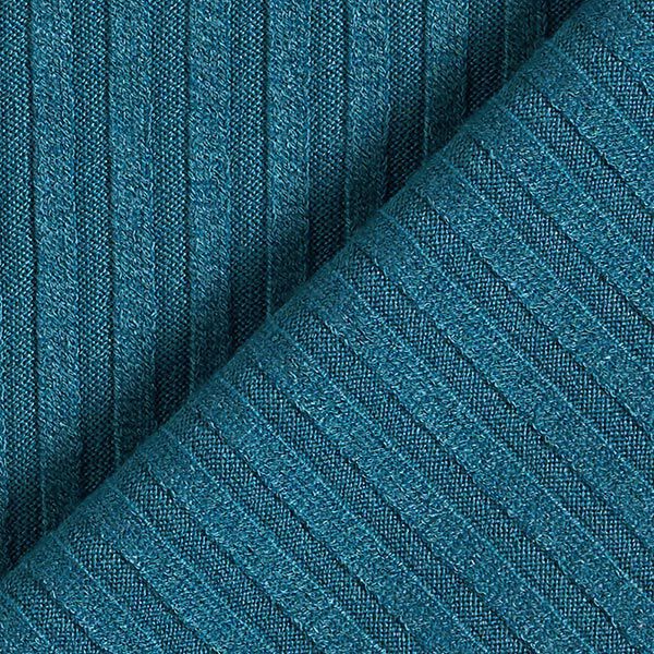 maglia a coste – blu turchese, image number 4
