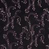 Velluto a costine con fiori ricamati in pailletes – nero,  thumbnail number 1