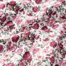 popeline di cotone rose selvatiche – bianco/malva,  thumbnail number 2