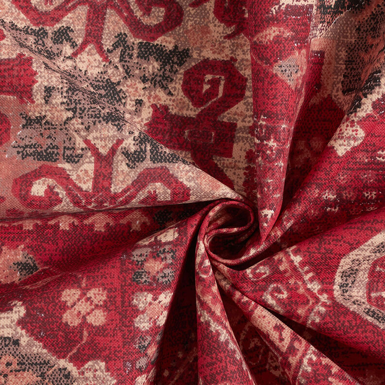 tessuto arredo mezzo panama Tappeto Kelim – rosso carminio,  image number 3
