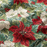 tessuto arredo gobelin Stelle di Natale bicolori – beige chiaro/rosso,  thumbnail number 2