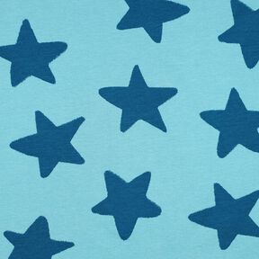 soffice felpa stelle | Poppy Fabrics – blu brillante/blu oceano, 