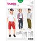 pantaloni per bambini / shorts, Burda 9354 | 116 - 158,  thumbnail number 1