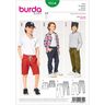 pantaloni per bambini / shorts, Burda 9354 | 116 - 158,  thumbnail number 1