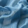 Chiffon Dobby gessato metallizzato – blu brillante/argento effetto metallizzato,  thumbnail number 2