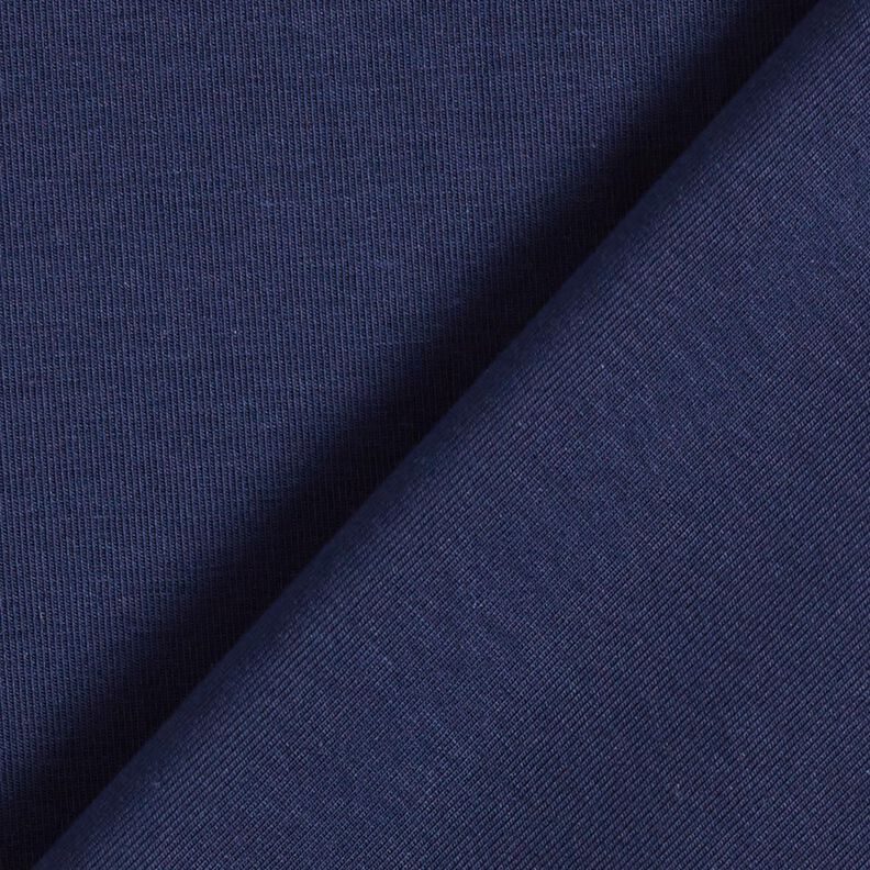 Jersey di viscosa in tinta unita – blu notte,  image number 3