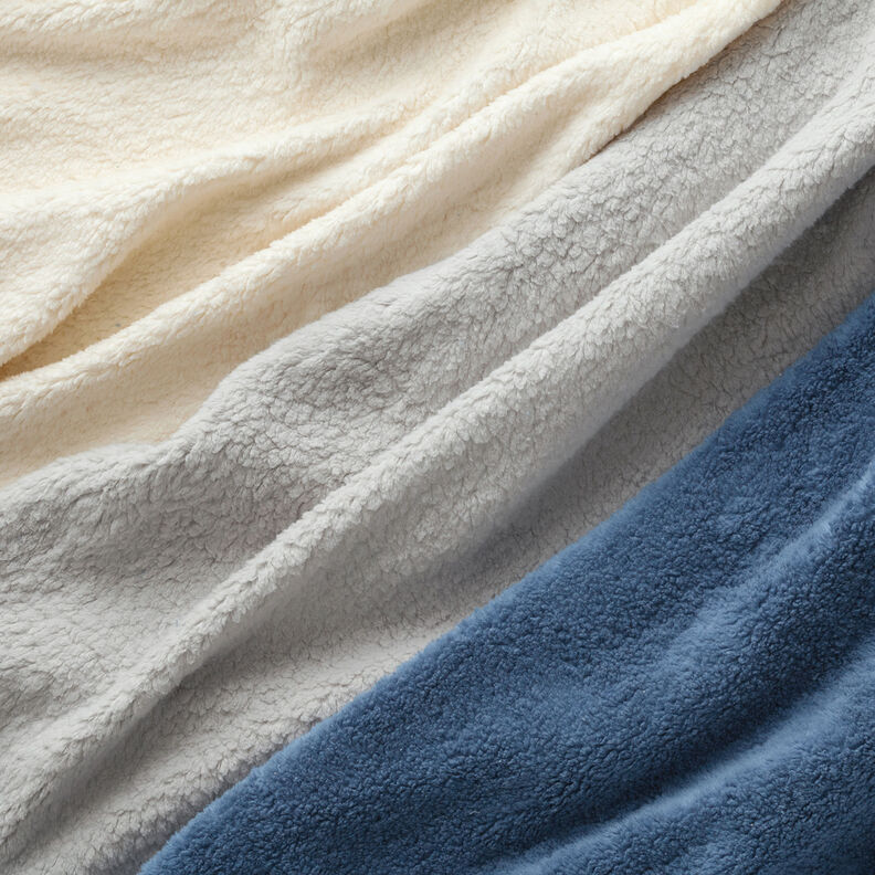 Sherpa Misto cotone tinta unita – bianco lana,  image number 5