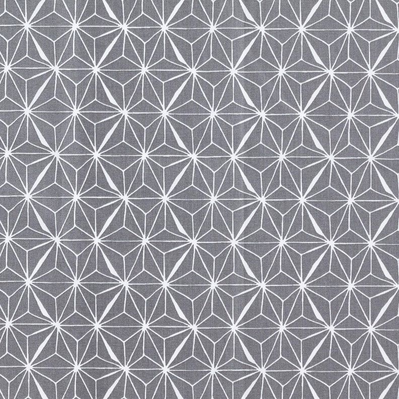 cotone rivestito Stelle grafiche – grigio/bianco,  image number 1