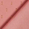 tessuto in viscosa, gocce glitter – rosa anticato,  thumbnail number 5