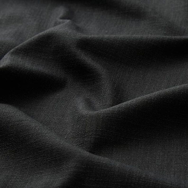 tessuto in misto lino stretch – nero,  image number 3