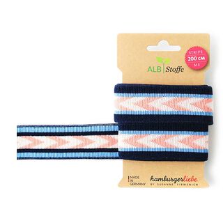 GOTS nastri jacquard bio STRIPE ME ICON [200 cm | 3,5 cm] | Albstoffe | Hamburger Liebe, 
