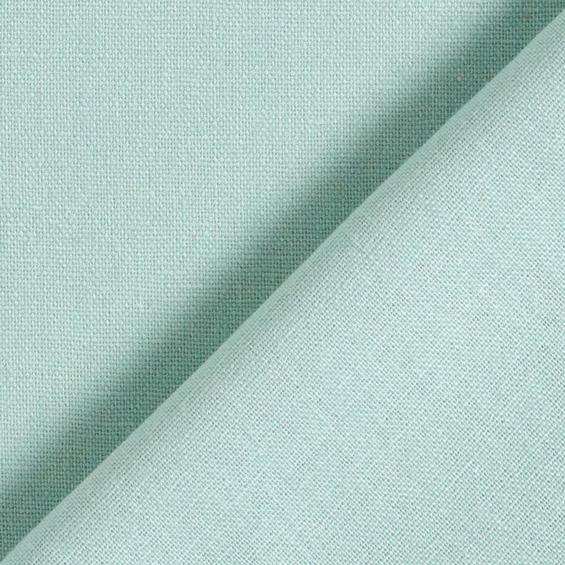 Tessuto in puro lino pesante tinta unita – menta chiaro,  image number 3