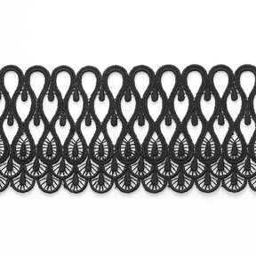 nastro in pizzo [ 65 mm ] – nero, 