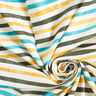jersey di cotone Strisce di pennello – bianco,  thumbnail number 3