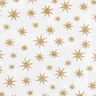 Tulle con stelle brillanti – bianco/oro,  thumbnail number 1