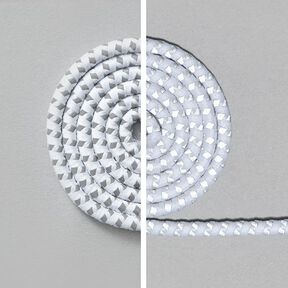 cordoncino riflettente – bianco/argento, 