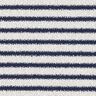 Bouclé in maglia a righe, glitterato – bianco/blu marino,  thumbnail number 1