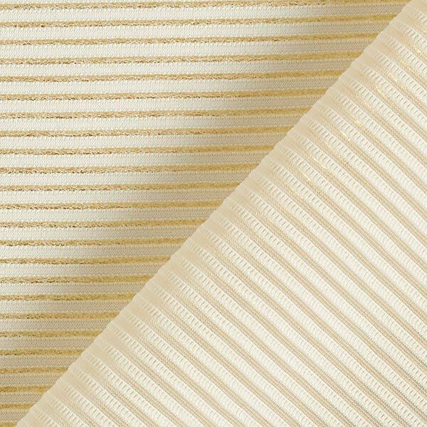 organza righe lurex – bianco lana/oro, image number 4
