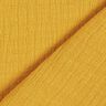 bambù mussolina / tessuto doppio increspato struttura – giallo curry,  thumbnail number 4
