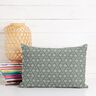 tessuto in cotone cretonne Fiori e tralci – canna palustre/bianco,  thumbnail number 6