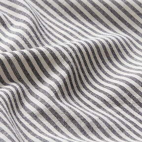 misto cotone viscosa righe – nero/bianco lana, 