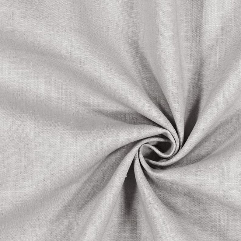 Tessuto di lino misto Ramie medio – argento,  image number 1