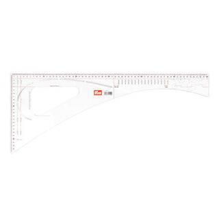 Squadra da sarta 23 x 60 cm – transparente | Prym, 