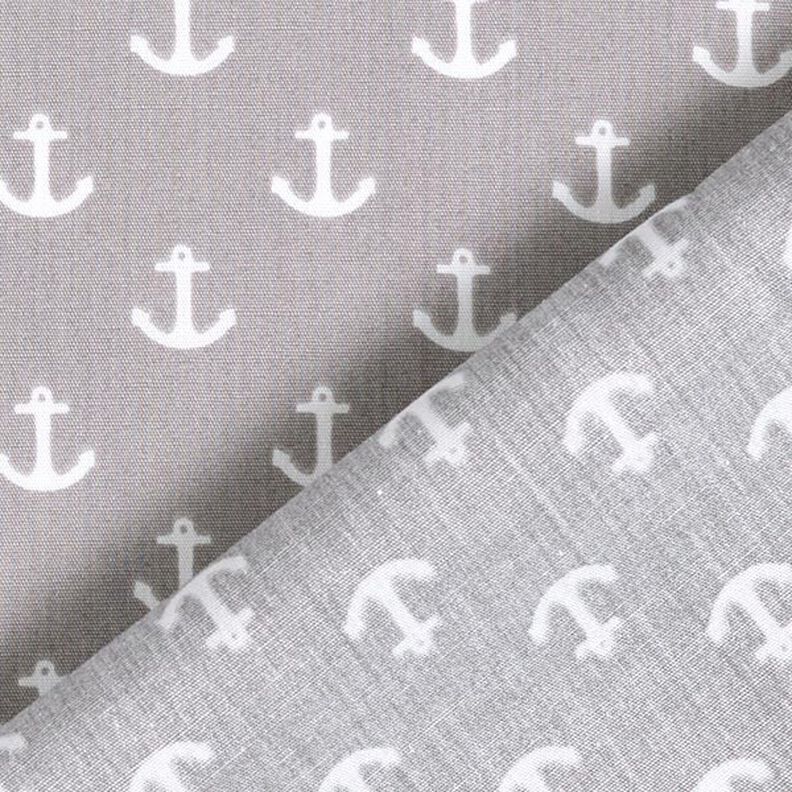 popeline Ancore – grigio,  image number 4