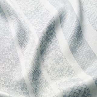 Fodera in raso con motivo serpente – bianco/grigio argento, 