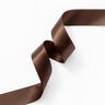 Nastro in satin [15 mm] – marrone scuro,  thumbnail number 3