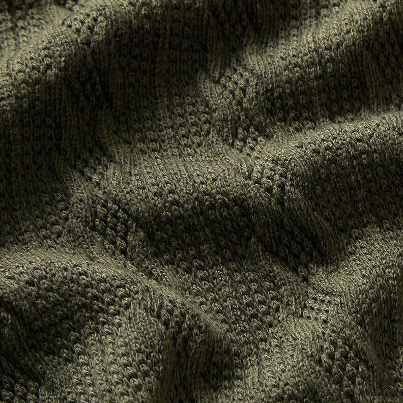 tessuto in maglia Motivo a treccia – pino scuro,  image number 5