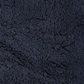 Soffice tessuto in peluche – nero-azzurro, 