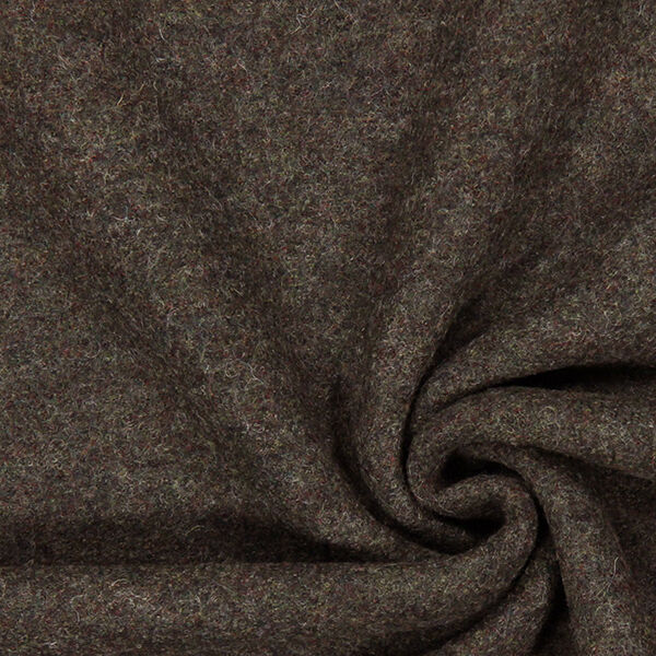 loden follato in lana – verde oliva scuro,  image number 1