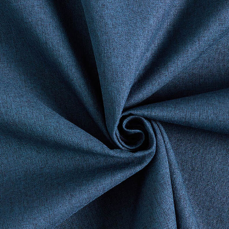 tessuto da tappezzeria mélange, tinta unita – blu marino,  image number 1