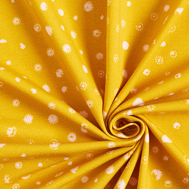GOTS jersey di cotone capsule di papavero | Tula – giallo curry/rosa,  image number 3