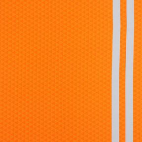 French terry, felpa estiva Tessuto con bordura essere operaio edile un giorno – arancio, 