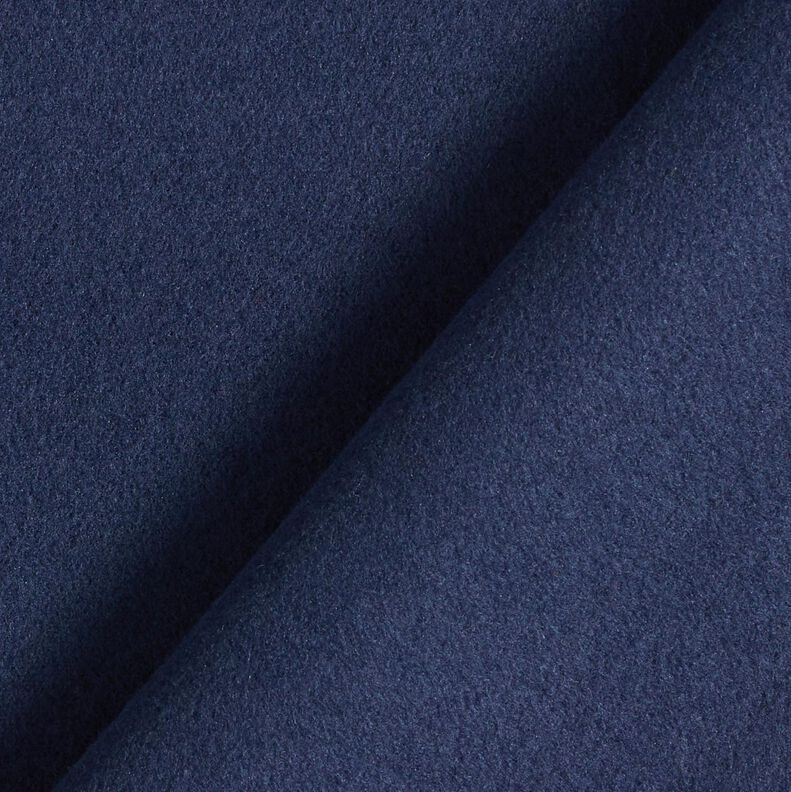 Tessuto per cappotti in poliestere riciclato – blu marino, image number 3