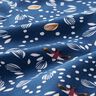jersey di cotone Rondini sul prato – indaco,  thumbnail number 2