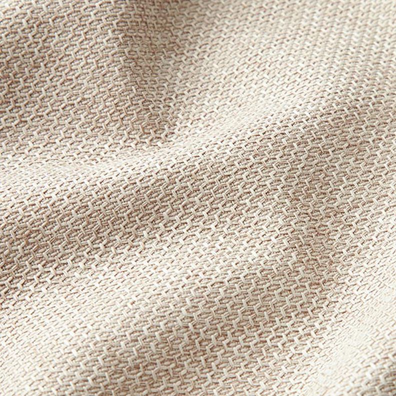 tessuto da tappezzeria struttura a nido d'ape – beige chiaro,  image number 2