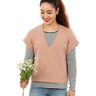 FRAU ULLI - gilet corto in maglia con scollo a V, Studio Schnittreif  | XS -  XXL,  thumbnail number 7