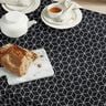 tessuto arredo Jacquard Cubi moderni – nero/avorio,  thumbnail number 5