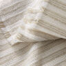 Tessuto di cotone con struttura a griglia a righe trasversali – beige/bianco,  thumbnail number 3