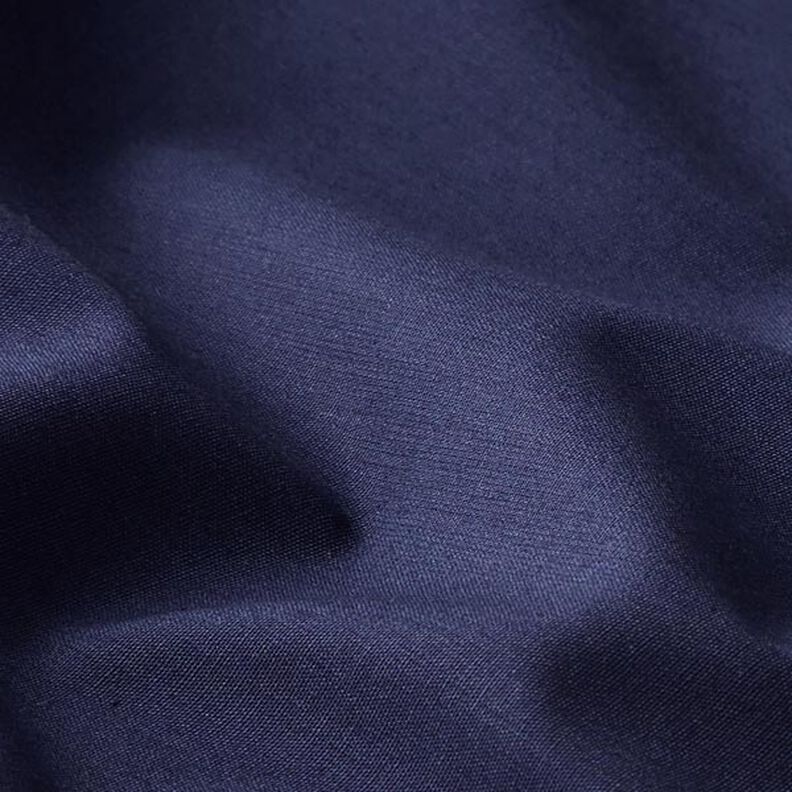 popeline di cotone tinta unita – blu marino,  image number 2