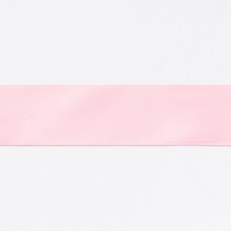 Nastro in satin [25 mm] – rosa chiaro,  image number 1