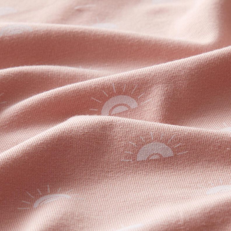 jersey di cotone Tramonto – rosa antico chiaro,  image number 2