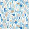 tessuti da esterni tessuti canvas case sul mare – blu/bianco,  thumbnail number 1