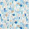tessuti da esterni tessuti canvas case sul mare – blu/bianco,  thumbnail number 1